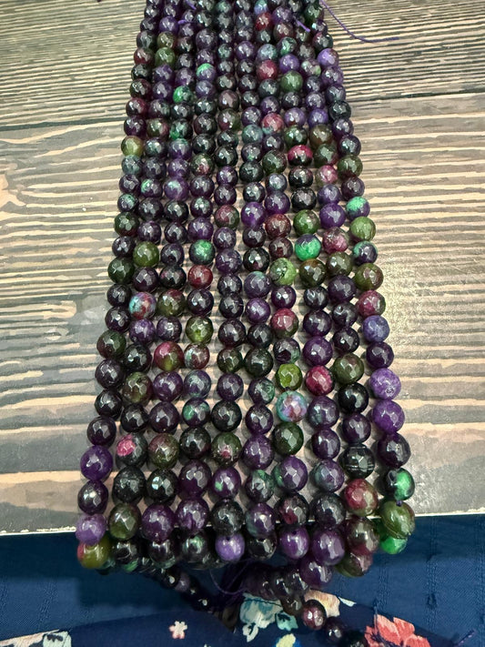 8mm Jade/agate (29133)strand 15”approx