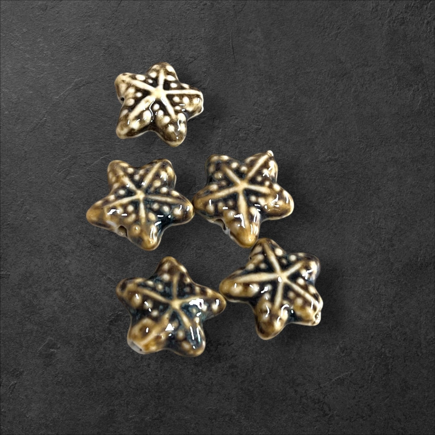 19mm Ceramic Stars Qty 5 (29571)
