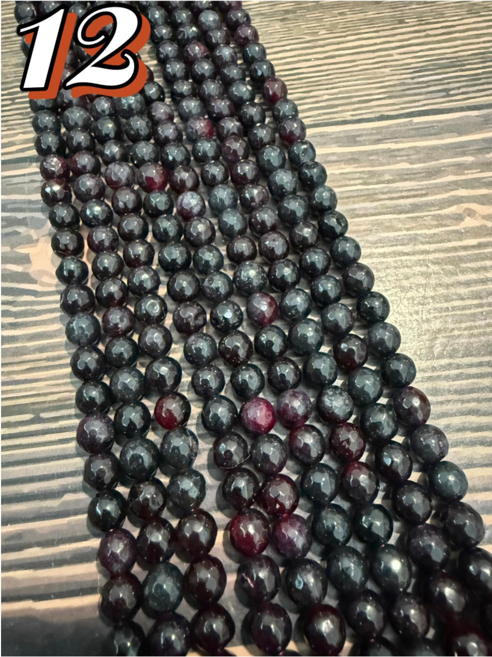 8mm Agate Round Strand