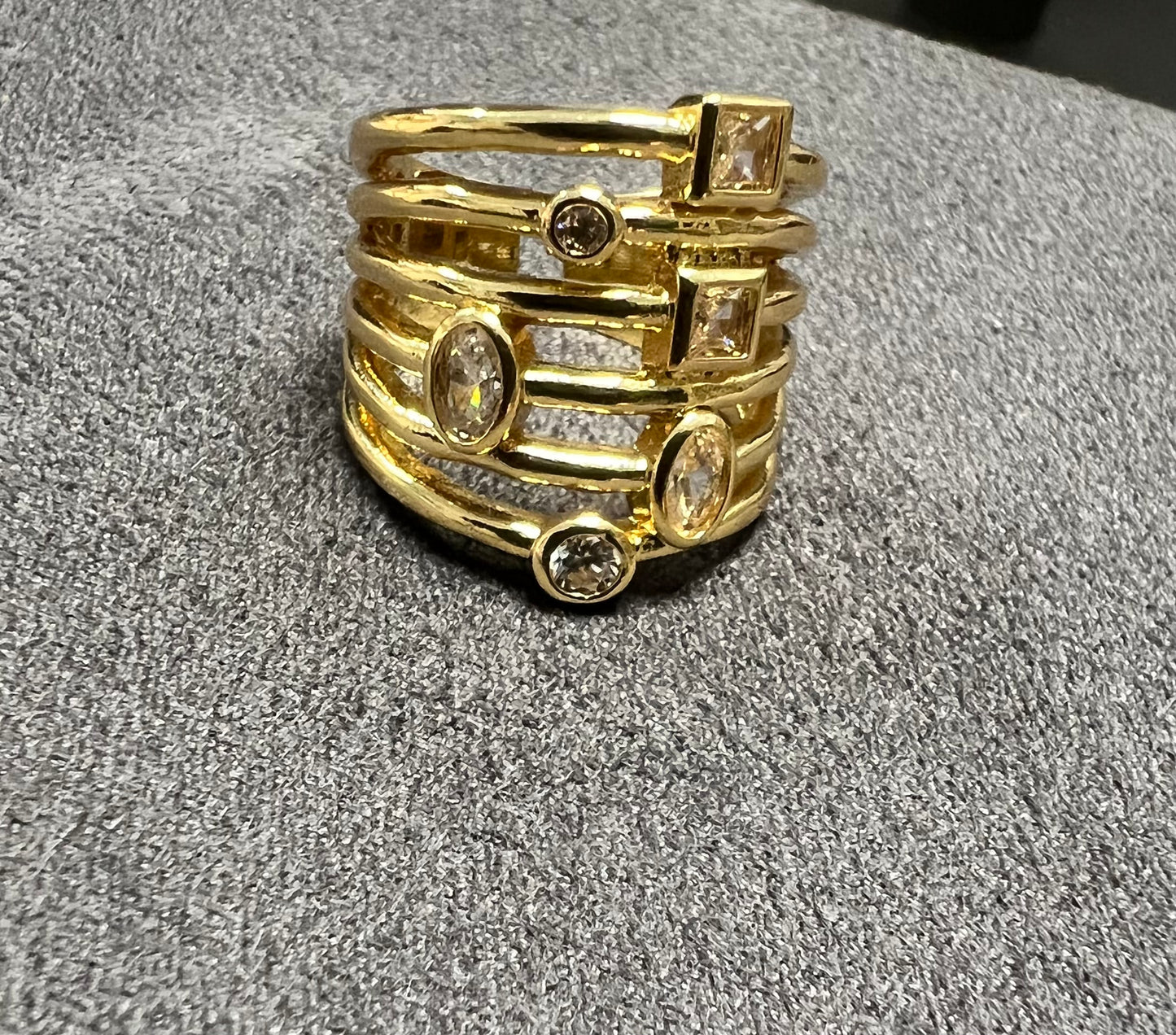 Multizirconia Adjustable Ring #27071