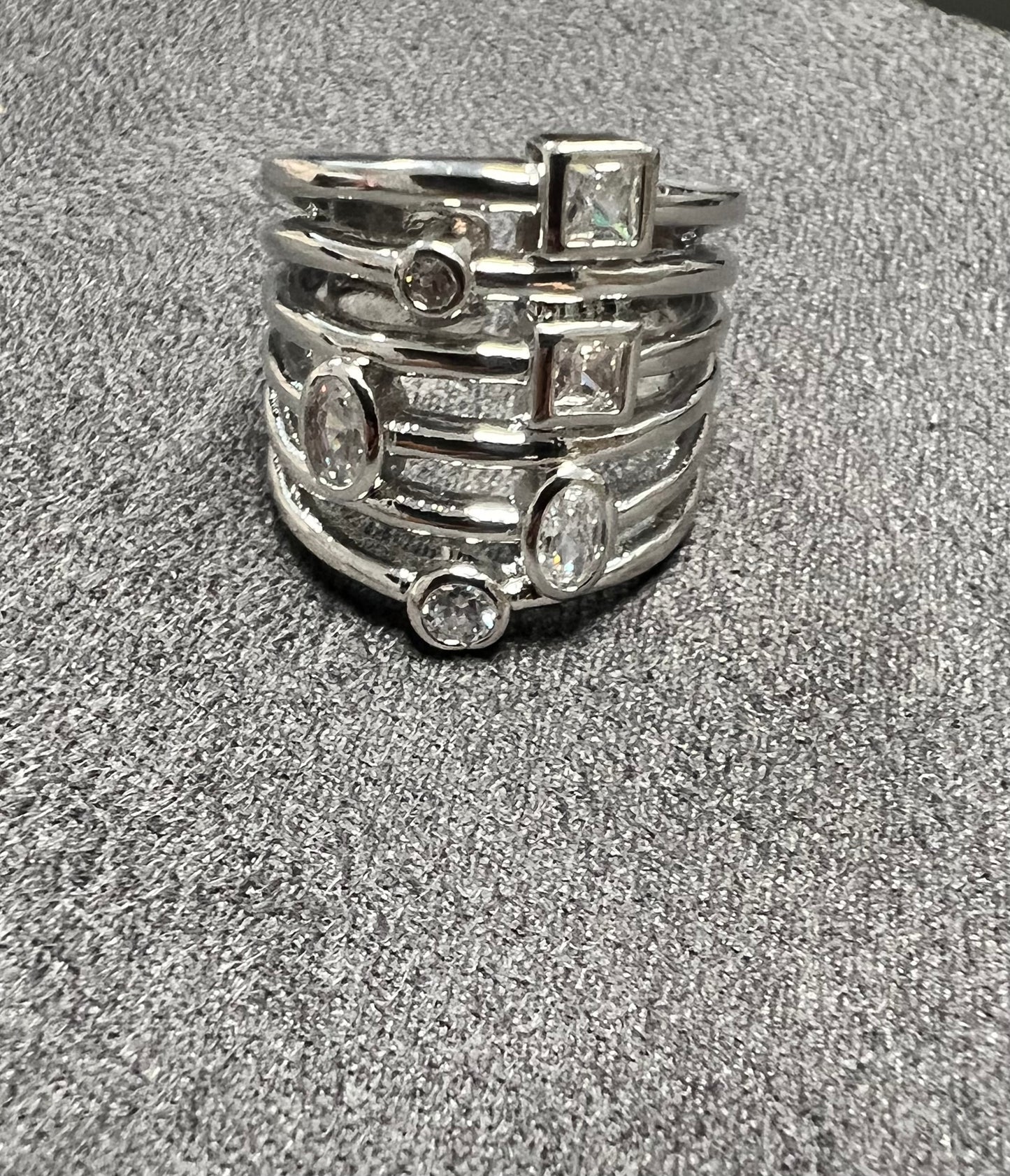 Multizirconia Adjustable Ring #27071