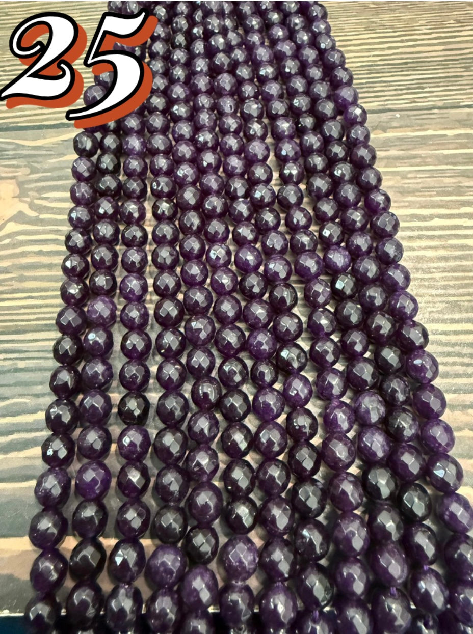 8mm Agate Round Strand