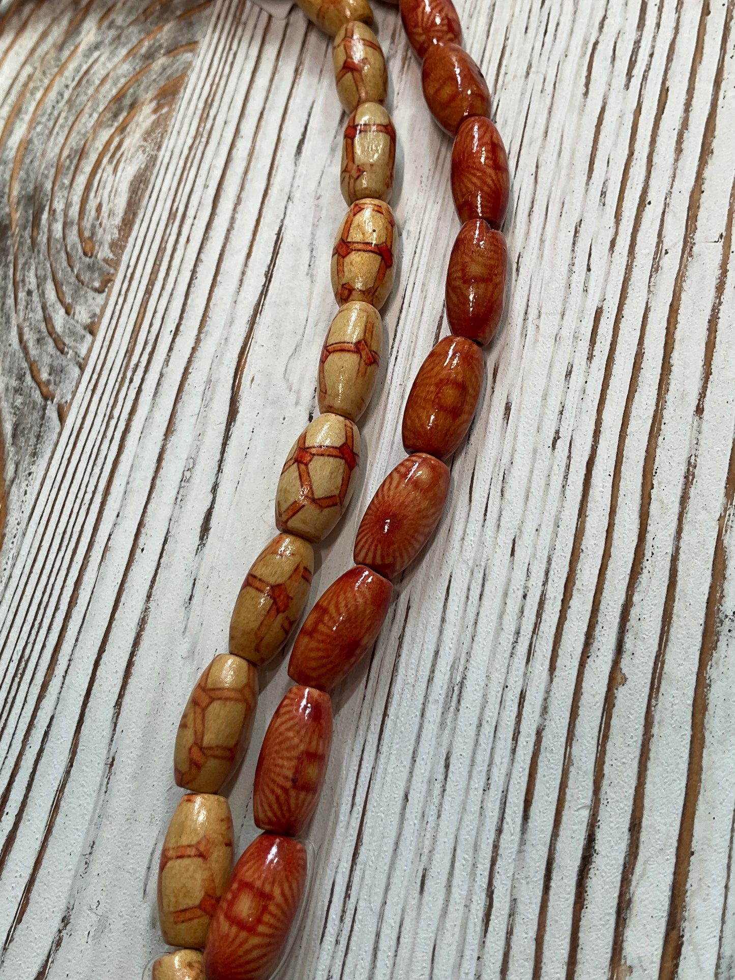 Wood Tube Strand (25570)