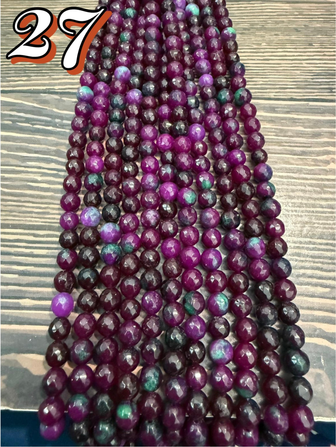 8mm Agate Round Strand