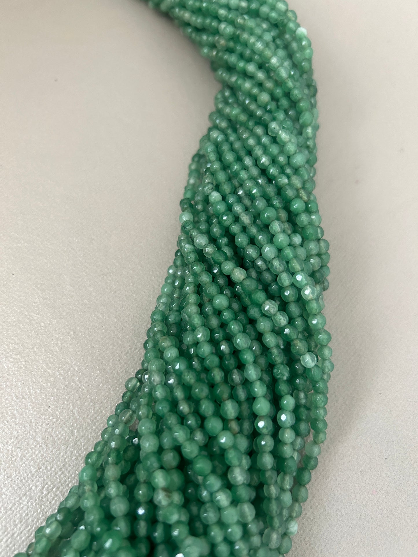 4mm Jade strand 15”
