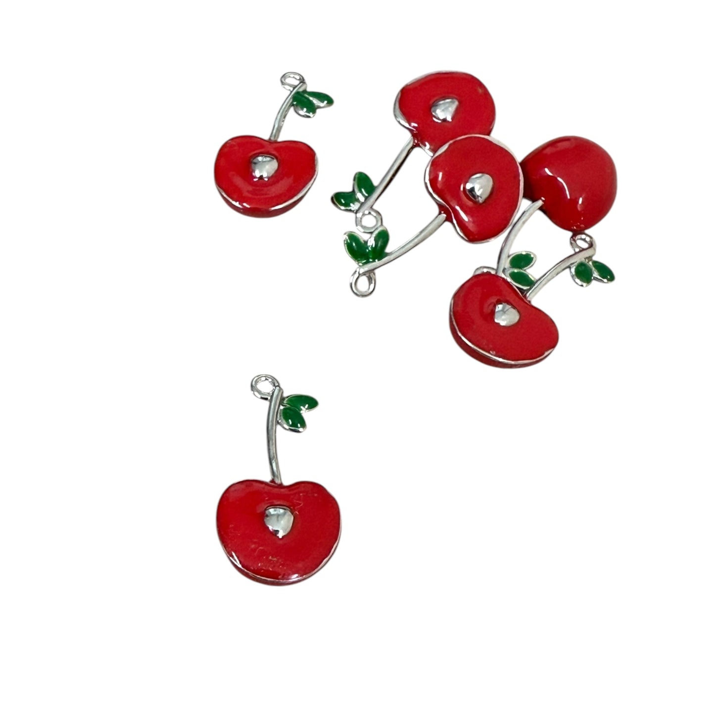 22mm Cherry Pendant Silver/Gold Plated (29170)