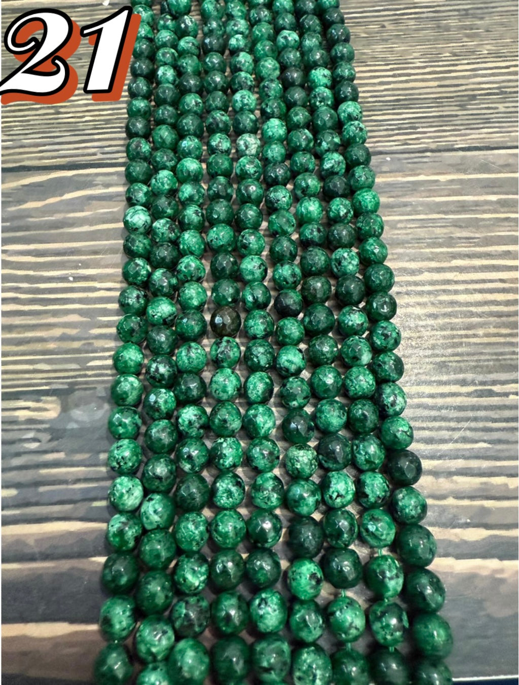 8mm Agate Round Strand