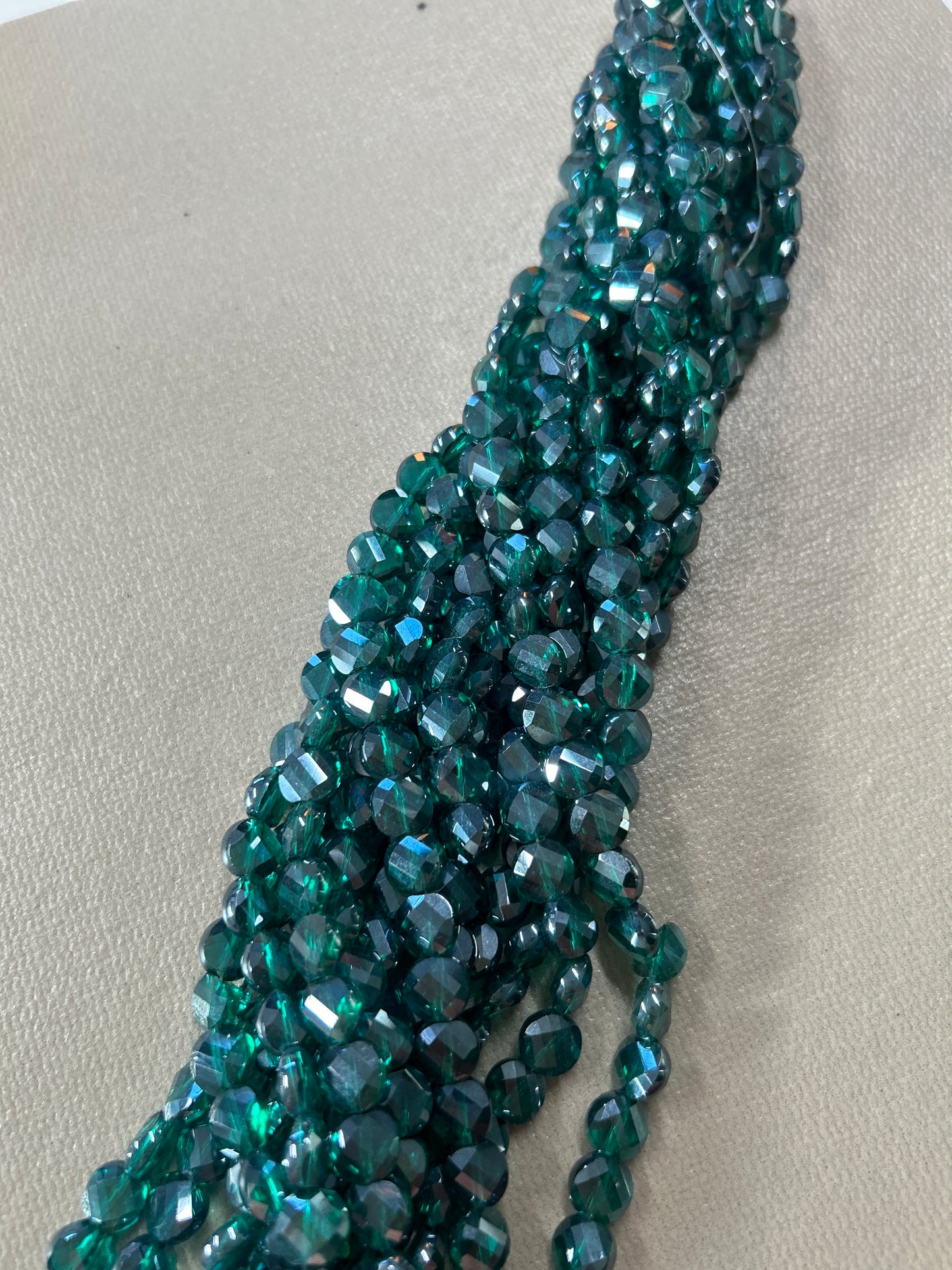 6mm Coin Crystal Strands (30224)