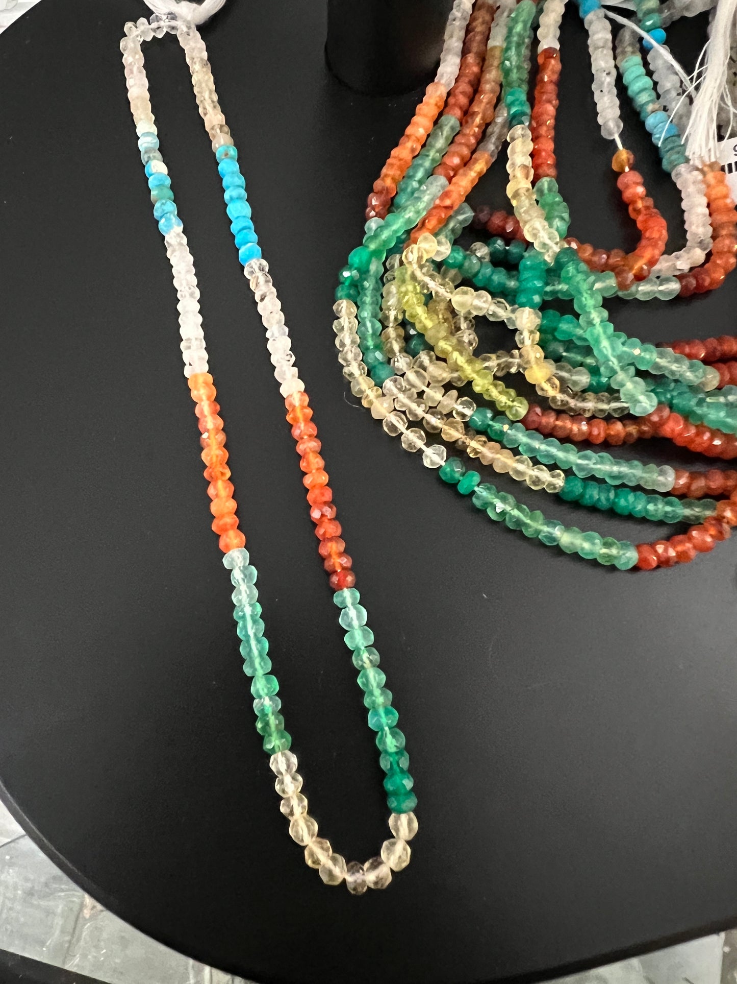 Top quality faceted multi stone