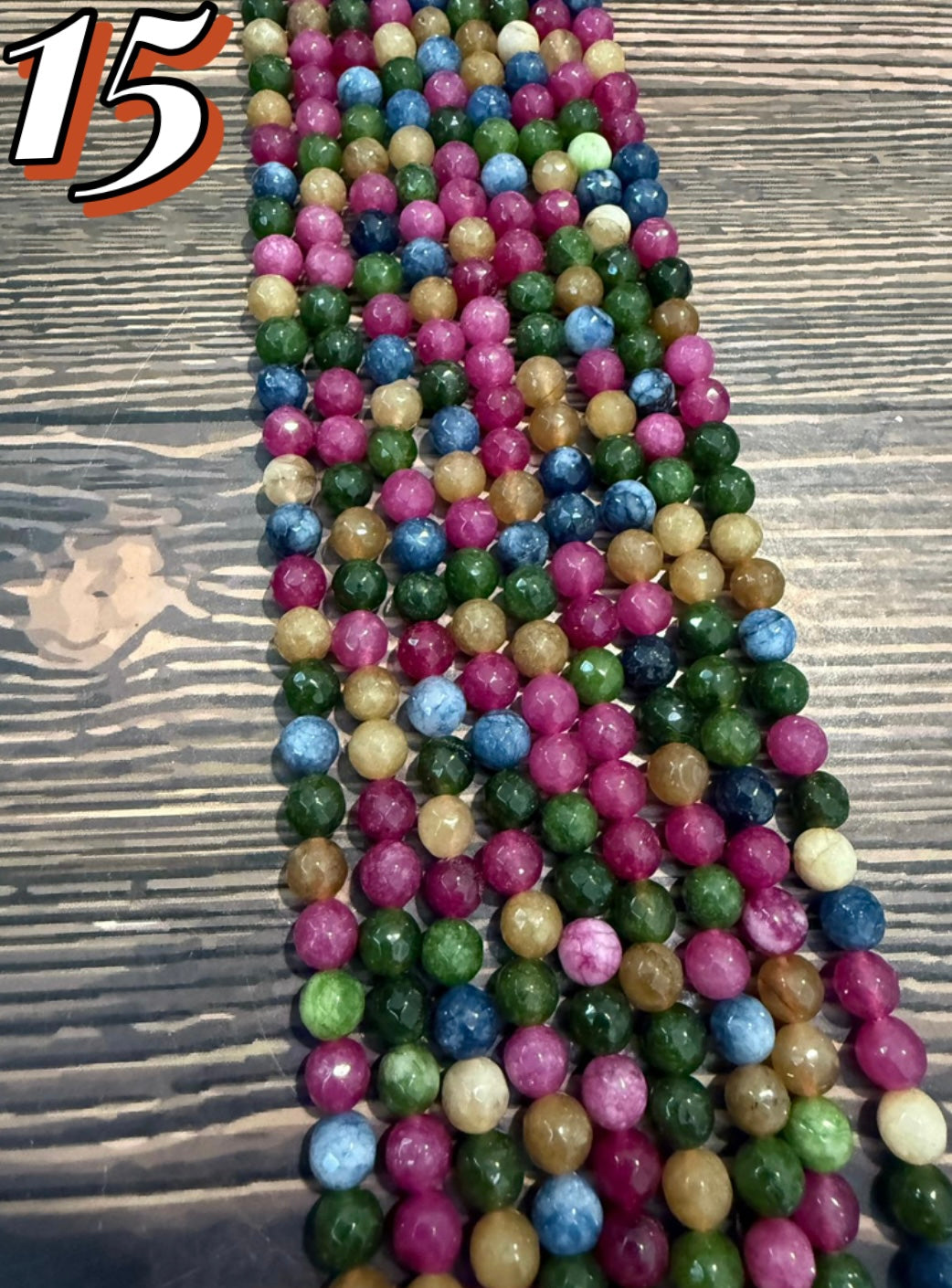 8mm Agate Round Strand