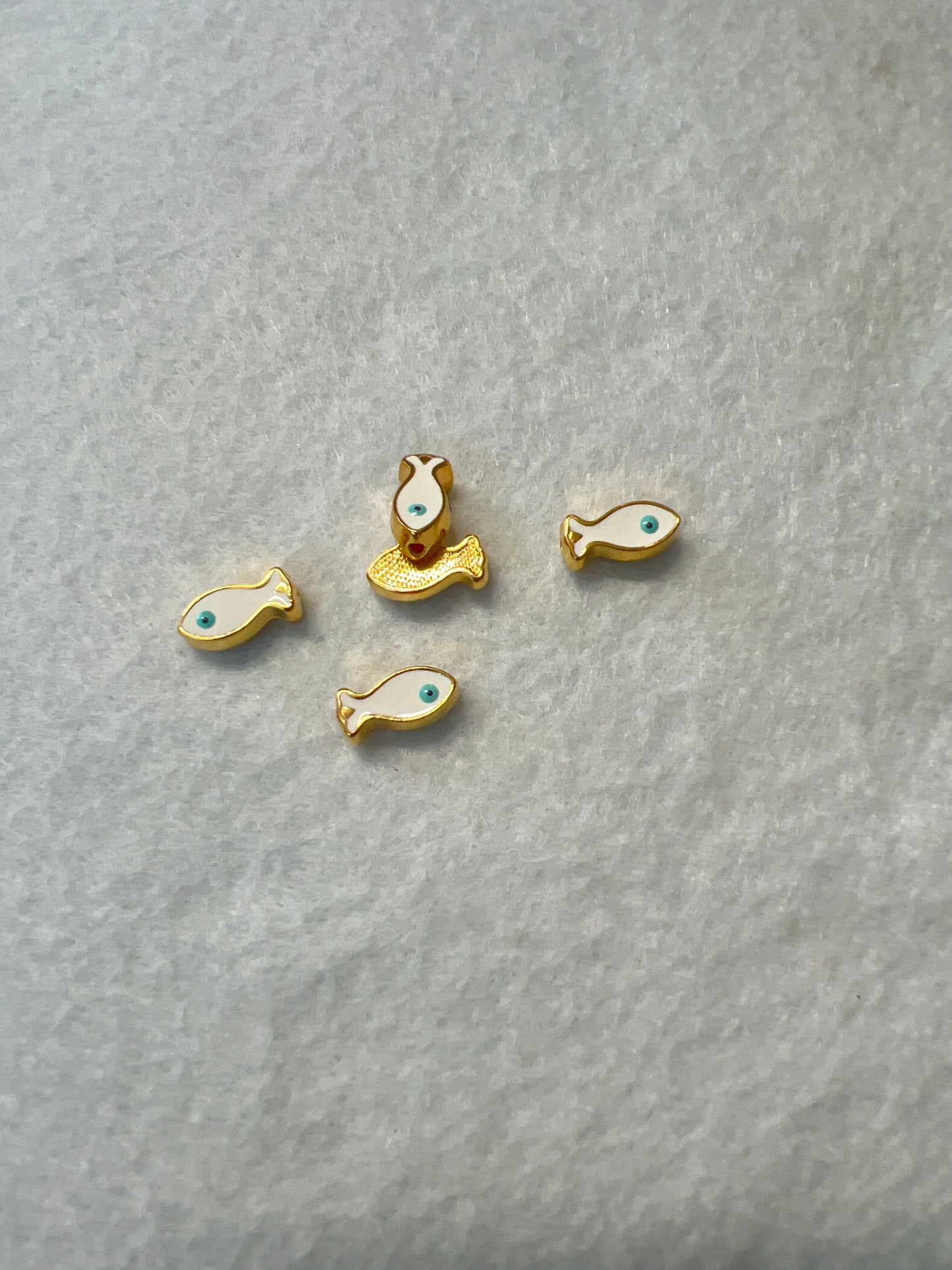 Fish 12.5mm 24k G/P (29640) pc
