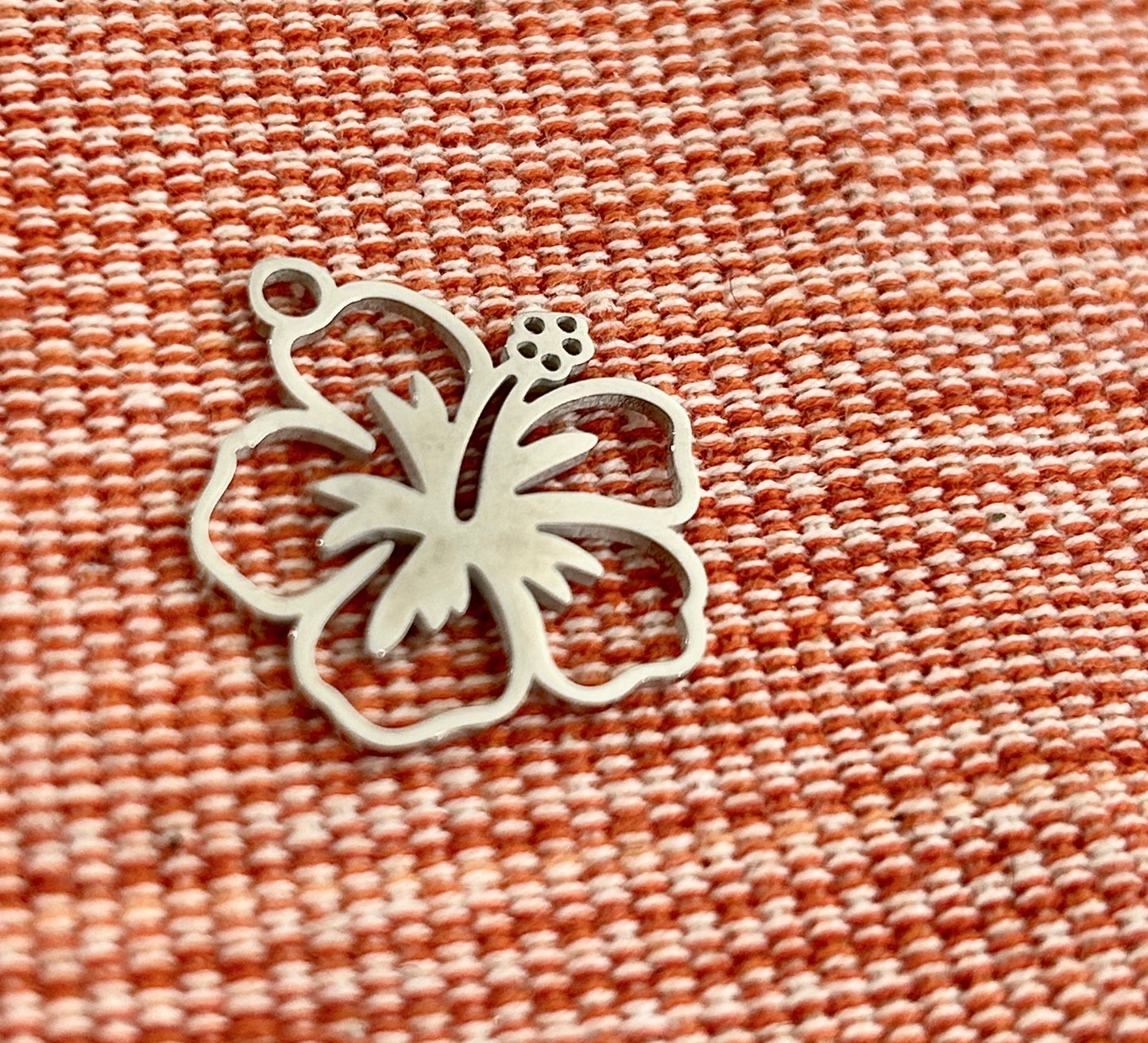 24mm SS Amapola Flower Silver 29892