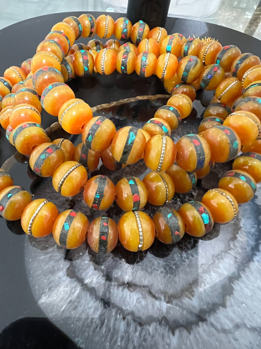 11mm Tibetan bead resin