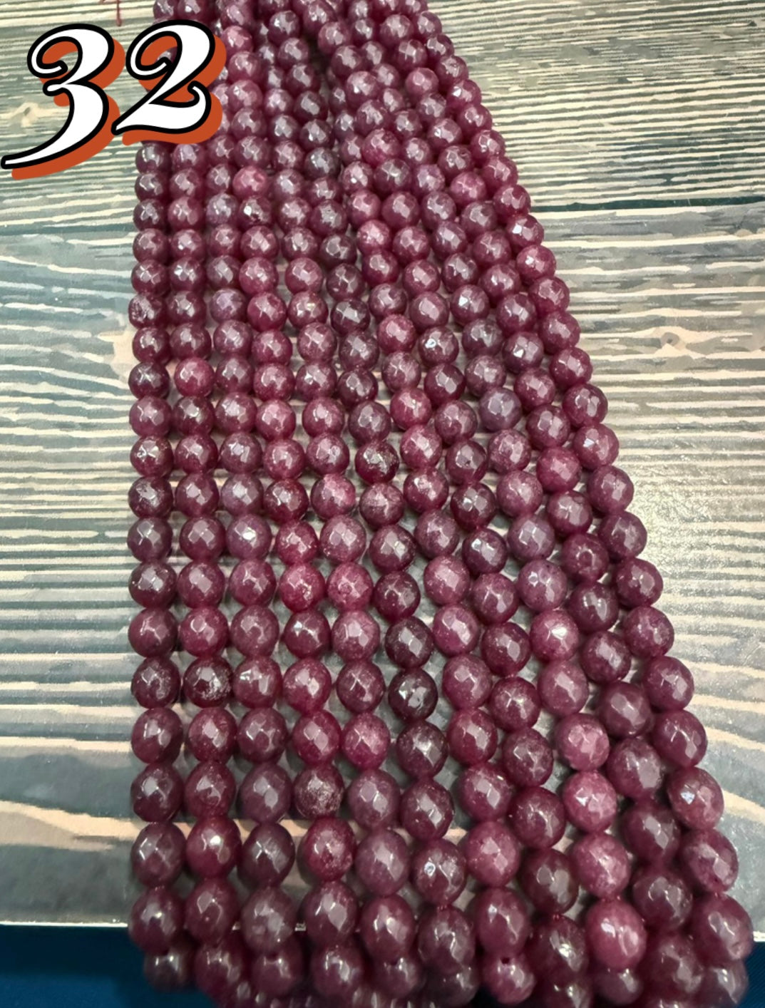 8mm Agate Round Strand