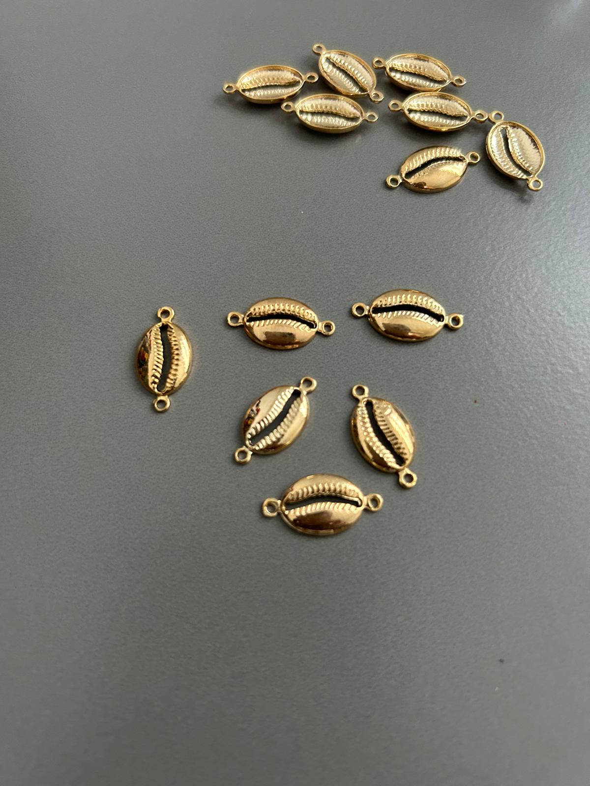 Cowrie & Seashell Pendant