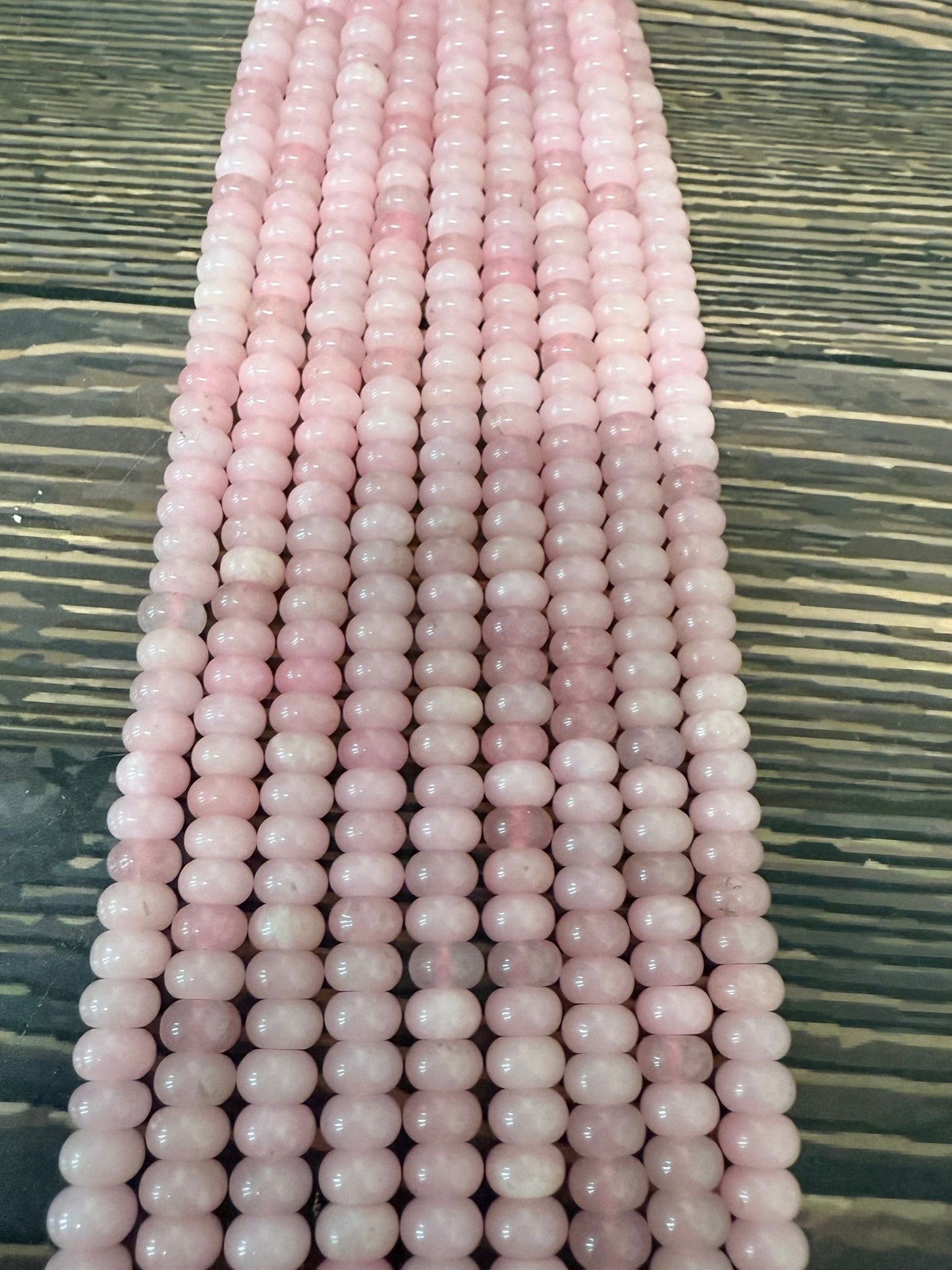 8mm Rondelle Jade Strand