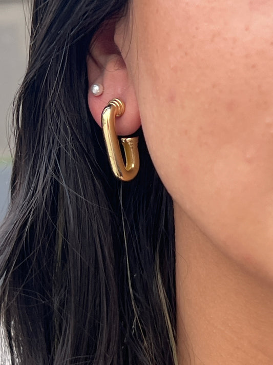 25mm Oval Earring #27081