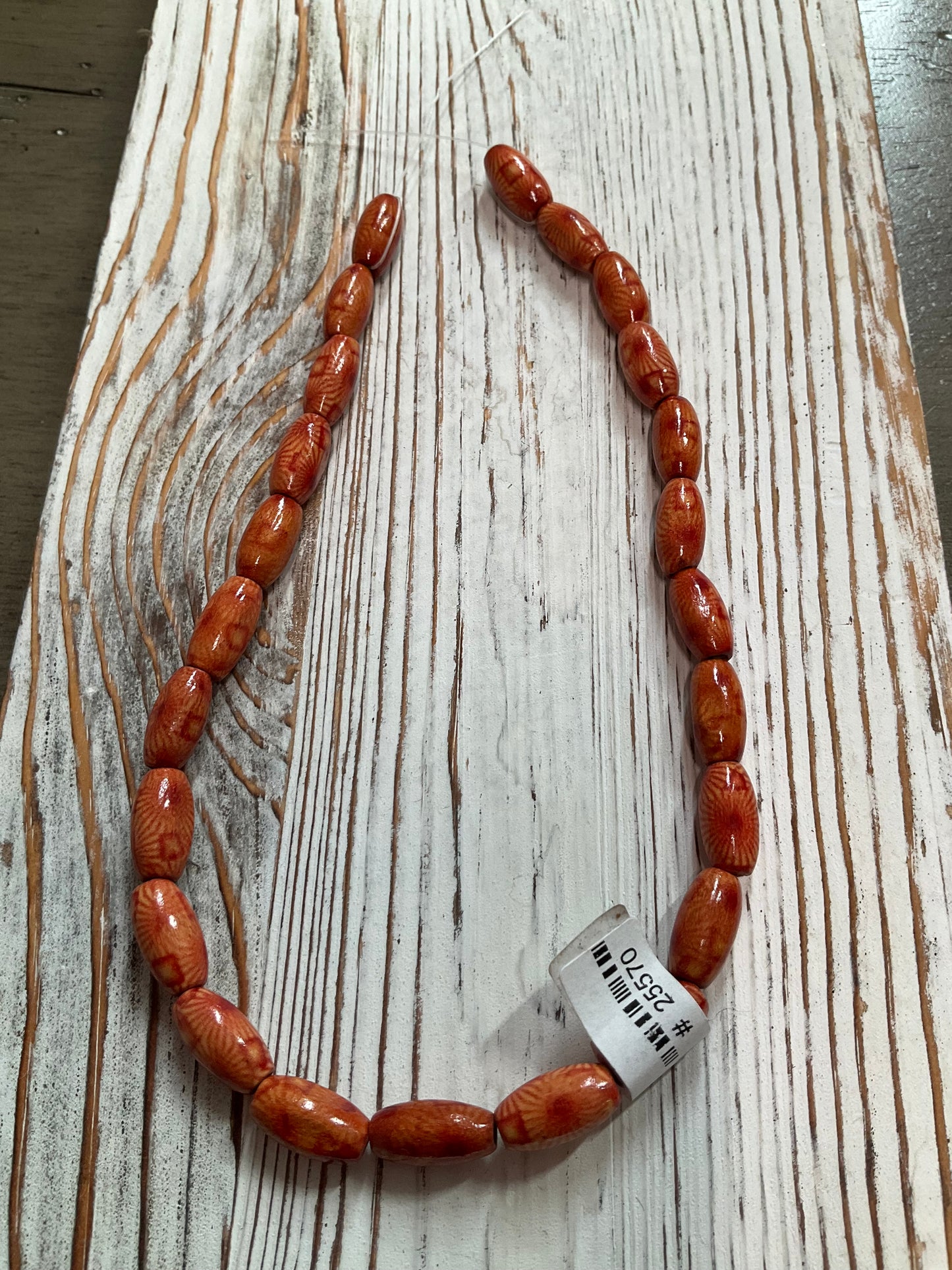 Wood Tube Strand (25570)