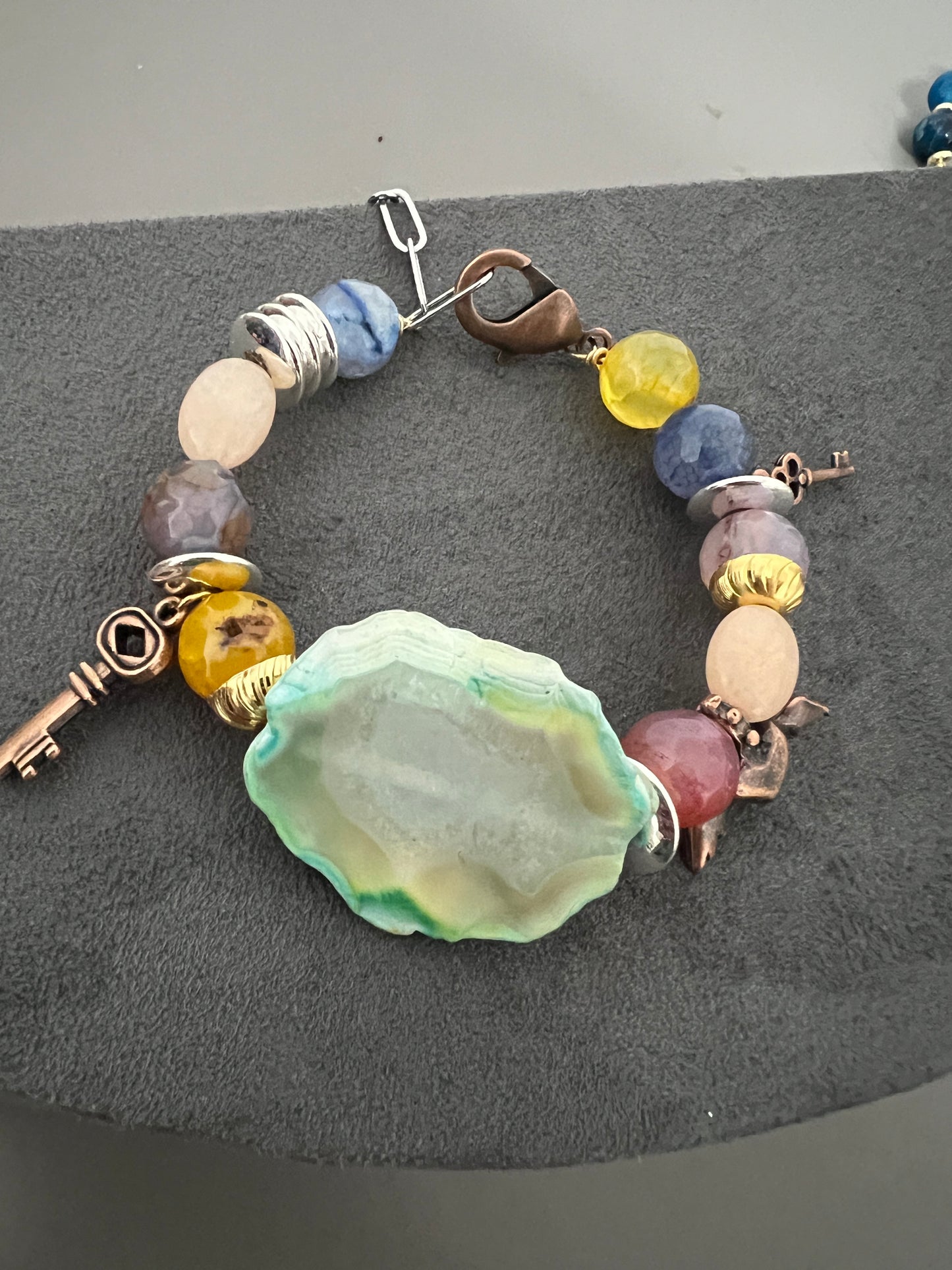 27398 Bracelet Kit w/ agate slice