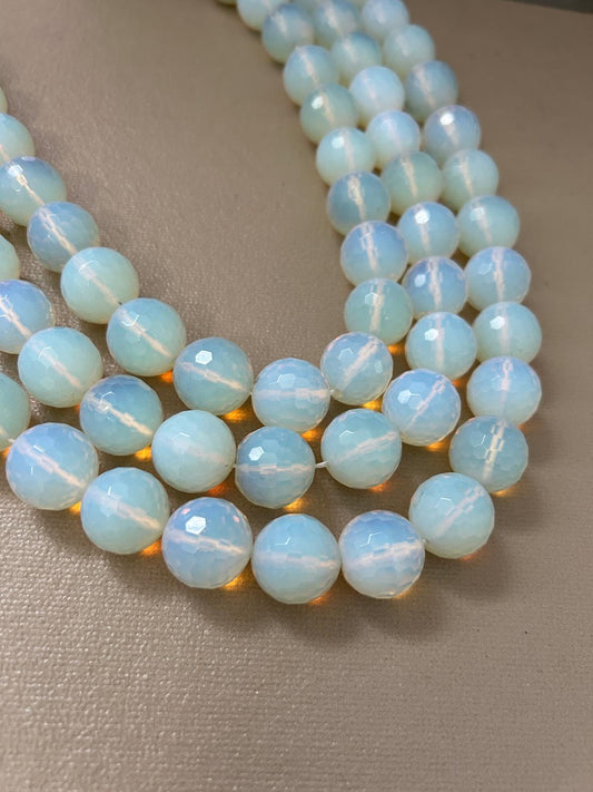 17mm Opal Faceted Strand 27157