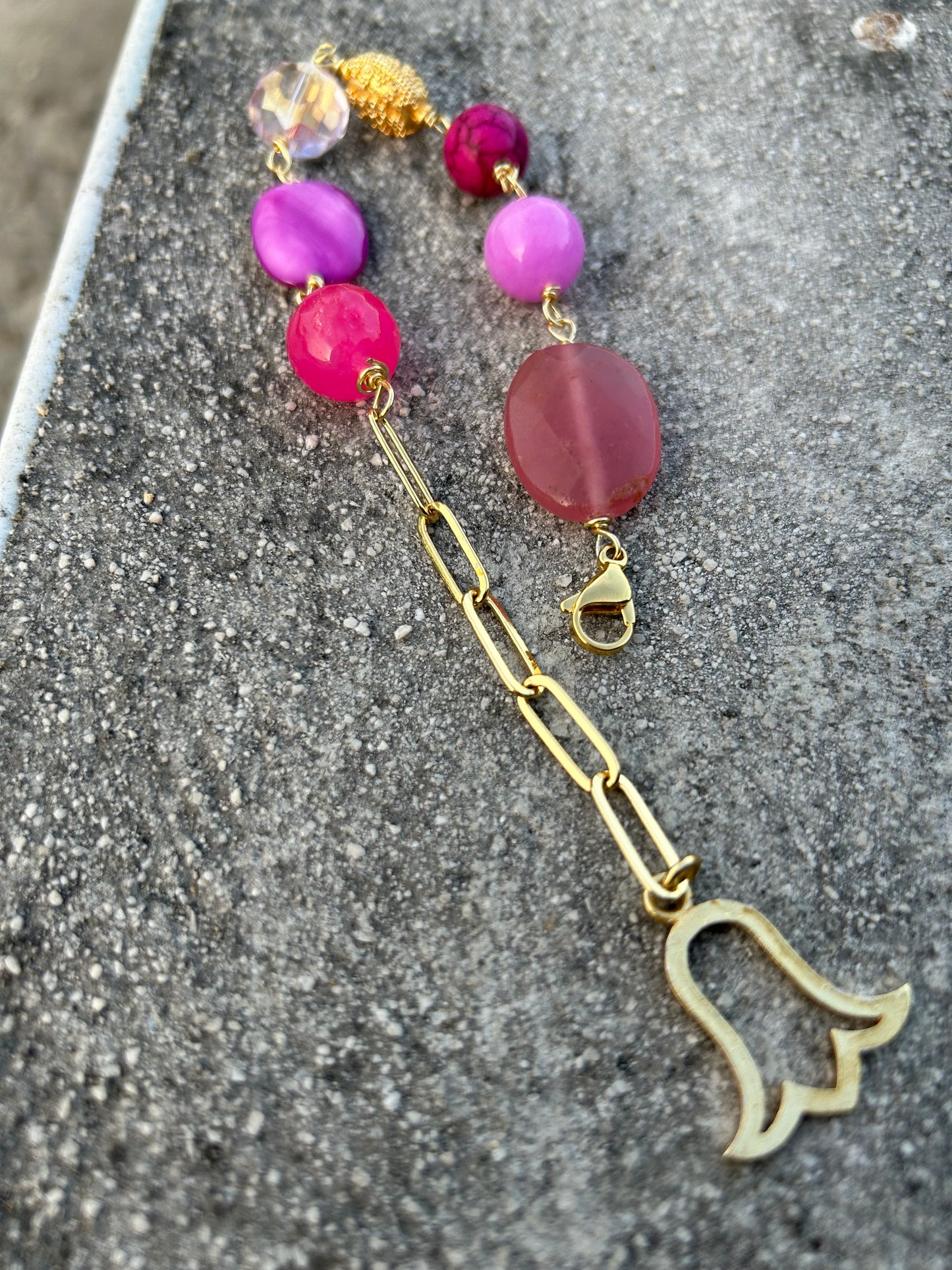Pink and gold Tulip kit