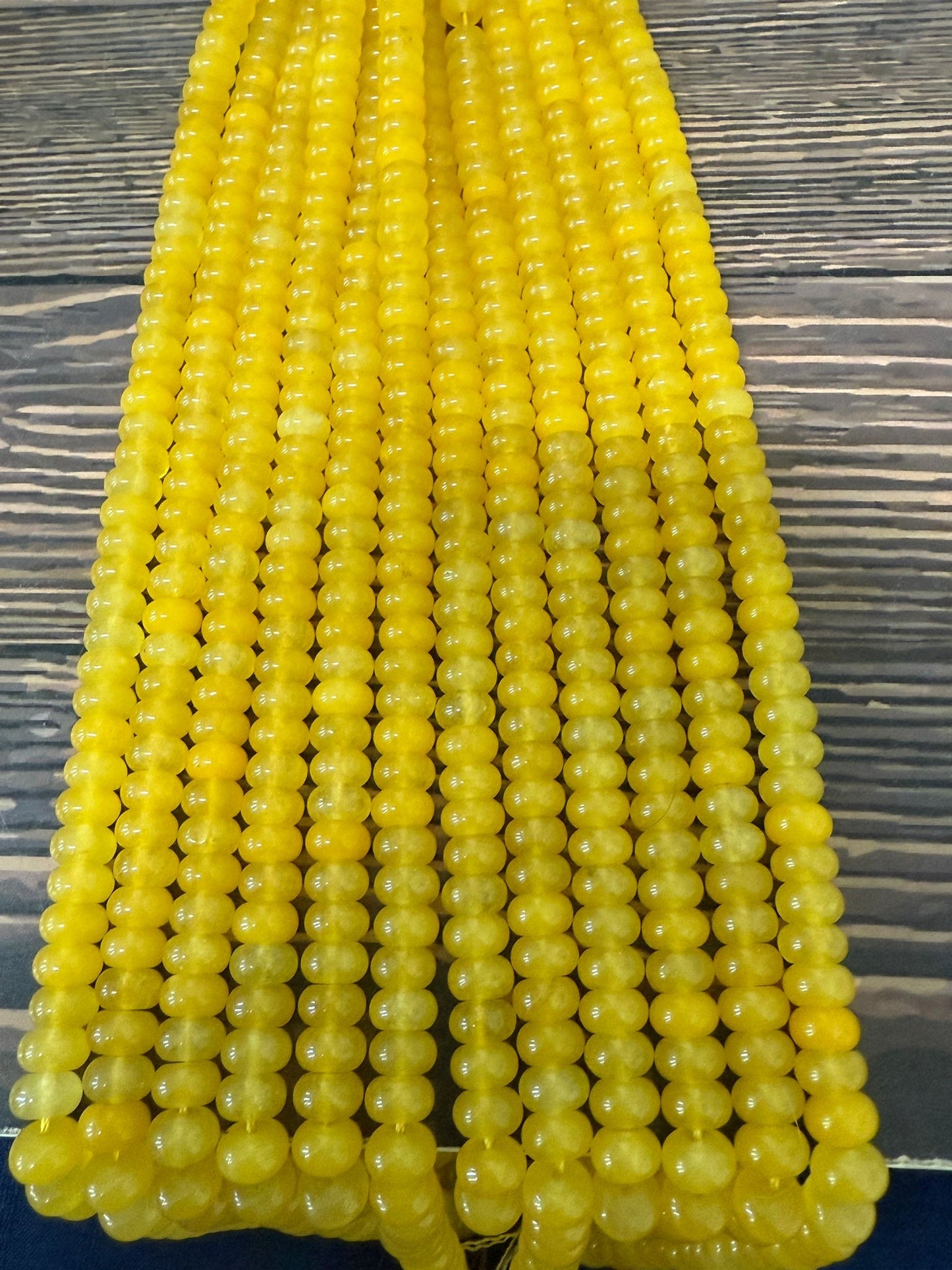 8mm Rondelle Jade Strand