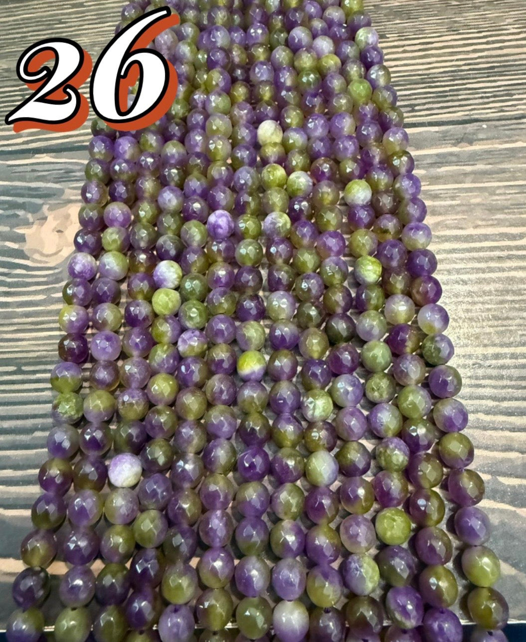 8mm Agate Round Strand