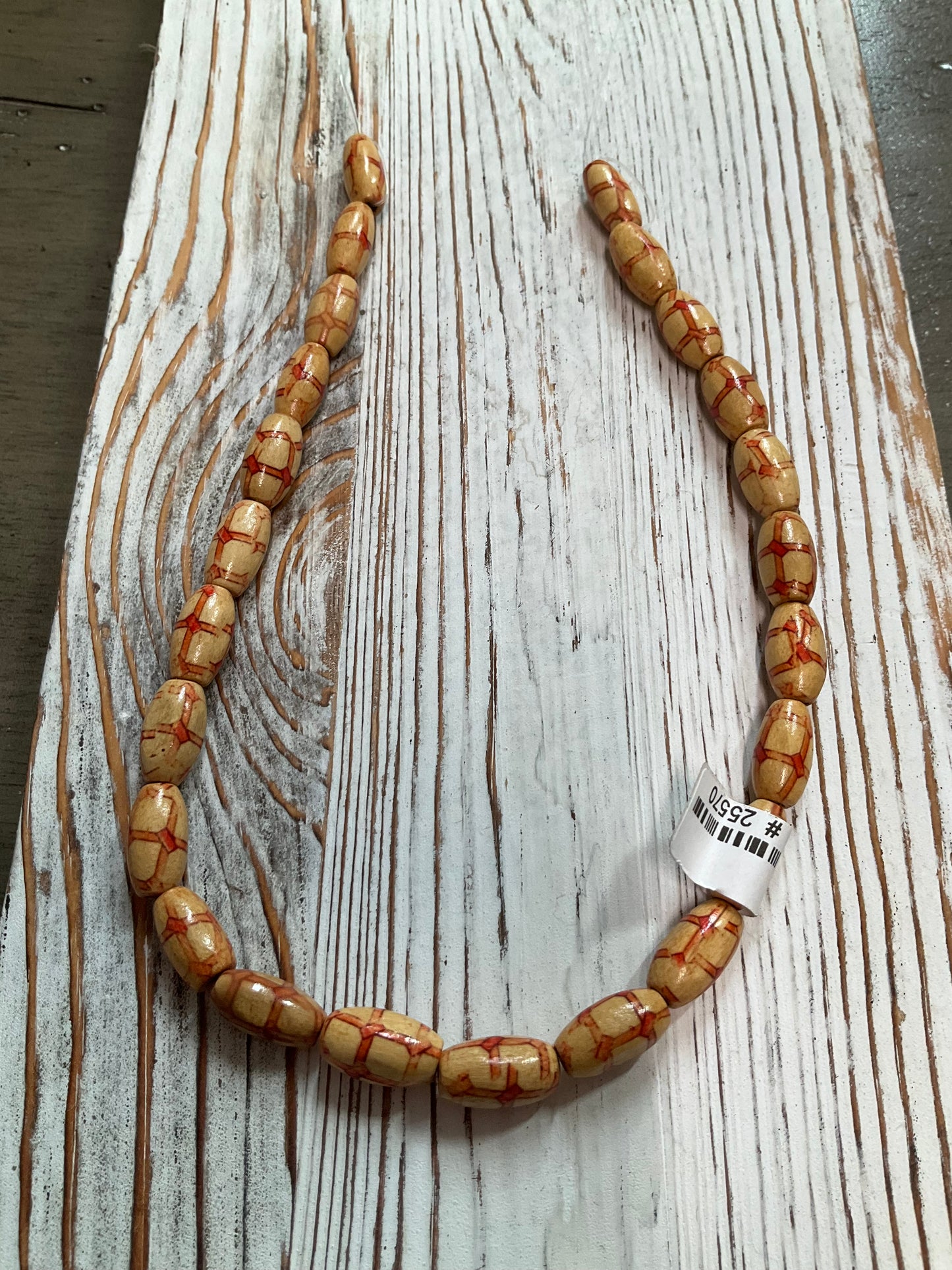 Wood Tube Strand (25570)