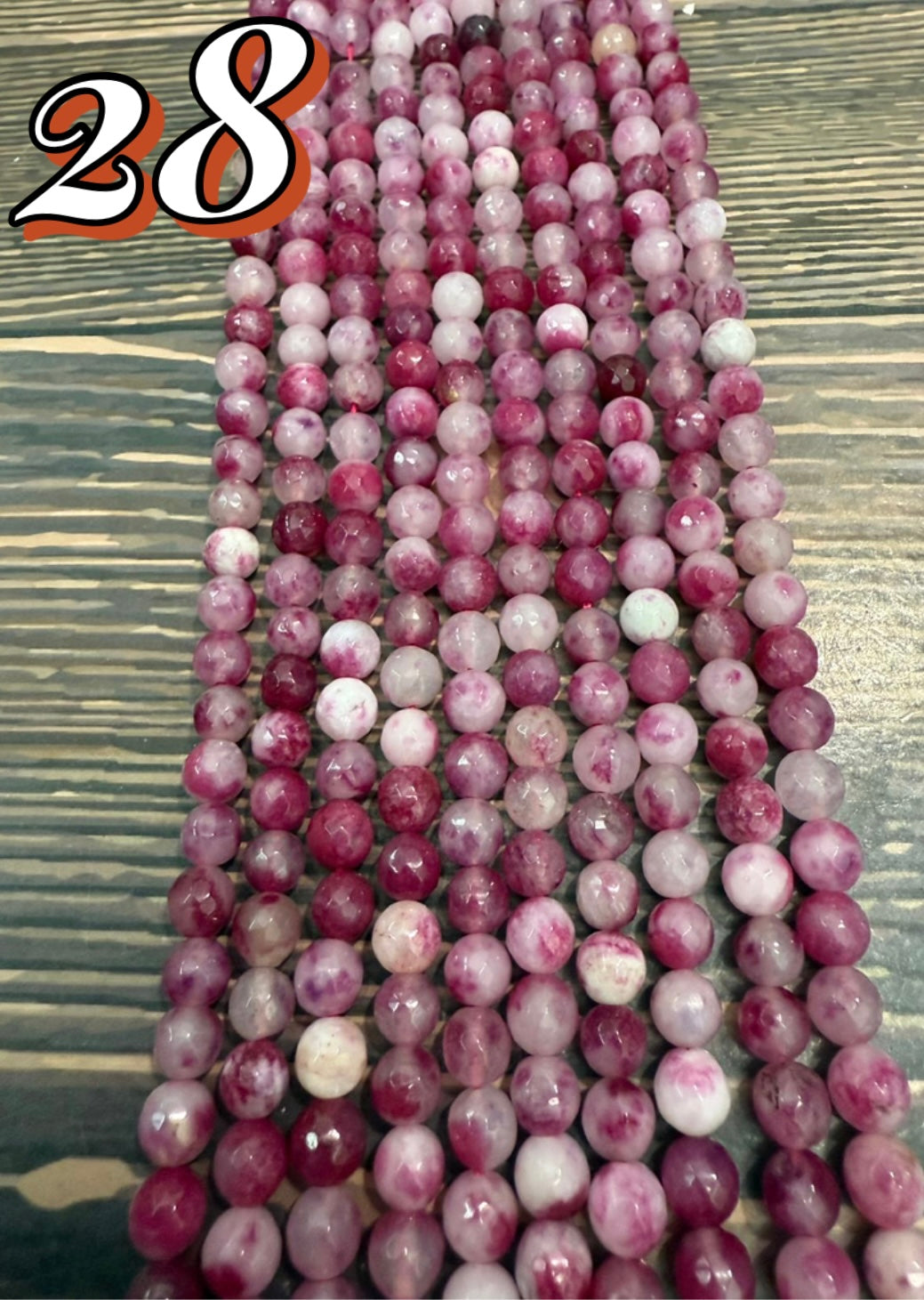 8mm Agate Round Strand