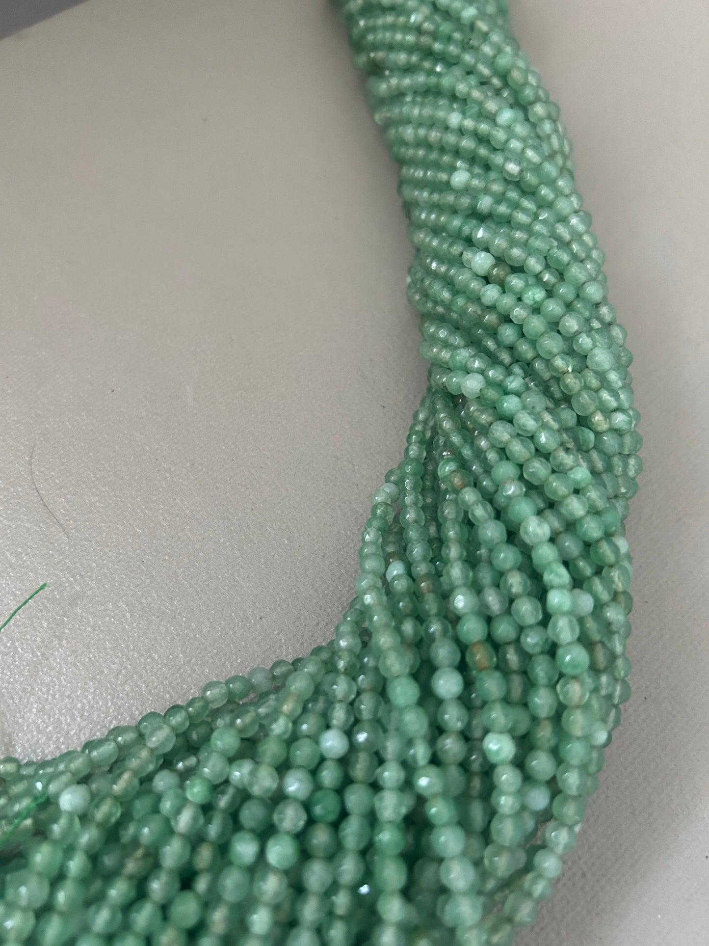 4mm Jade strand 15”