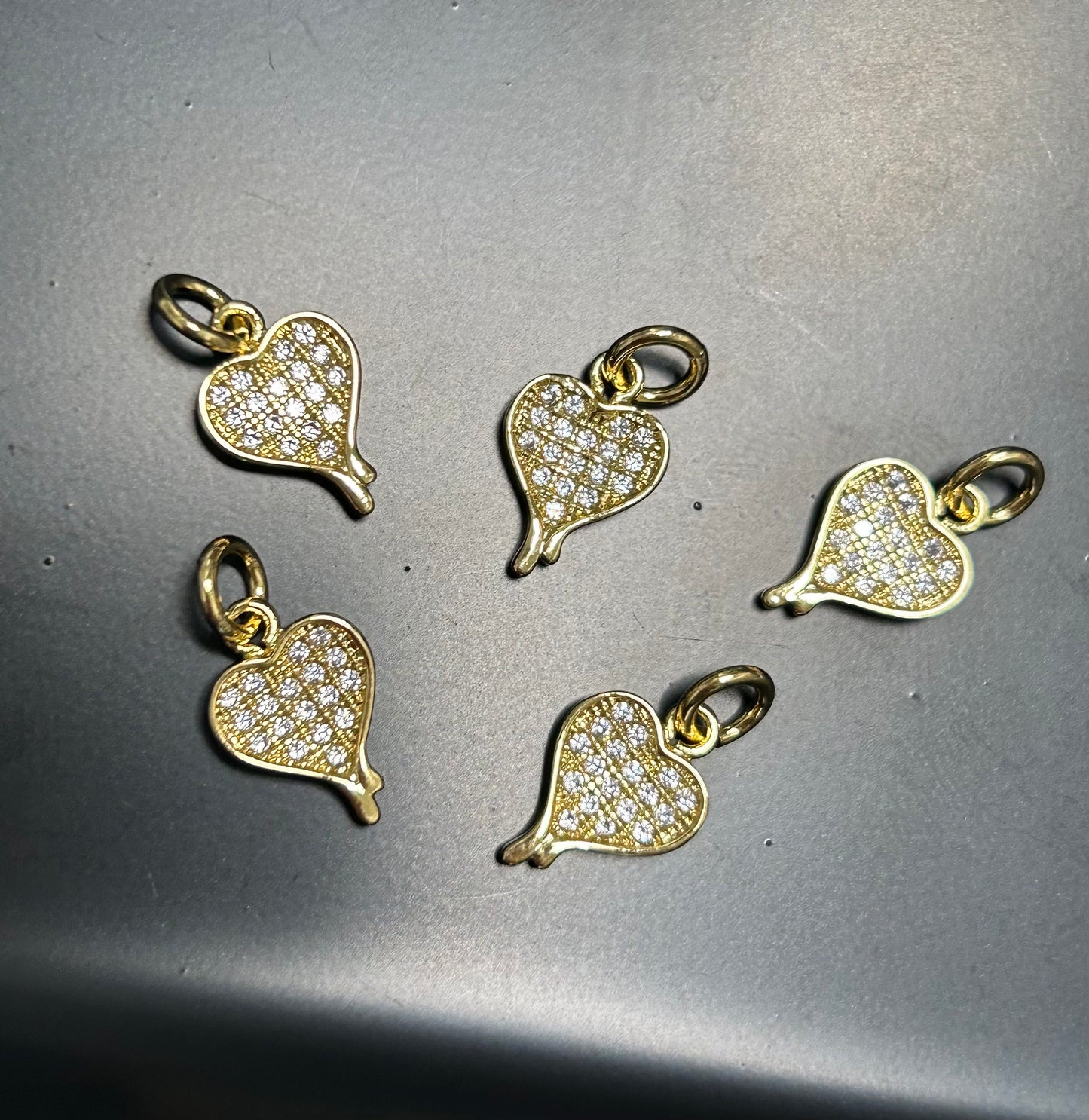 Gold Heart Charm #27015