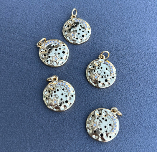 18mm Moon Star Pave #27139