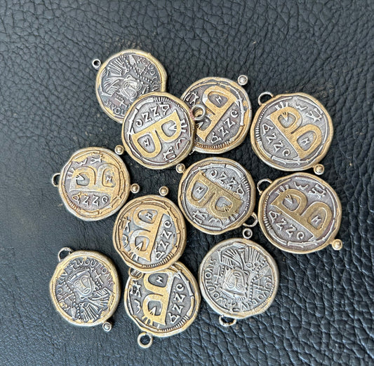 28mm Dual Tone Coin #27376