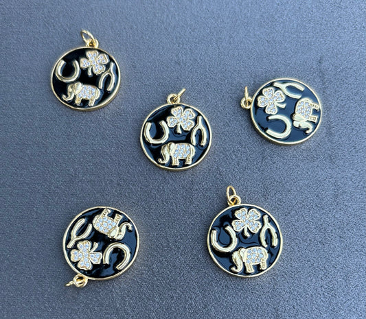 22mm Lucky Items Charm 18k #27134