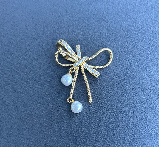 41mm Coquette Bow W/ Pearl #27138