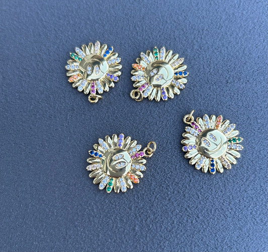 24mm Multi Zirc Sunflower #27136