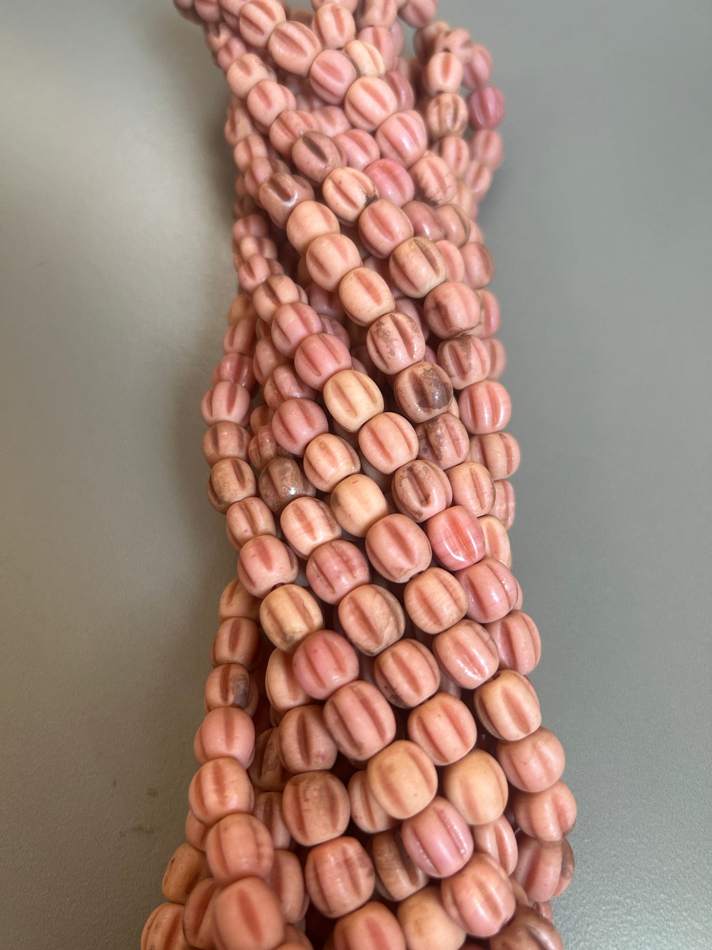 Ethnic African pumpkin style bead