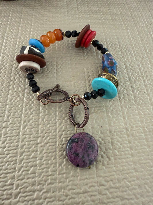 Black & red Etnic Bracelet kit