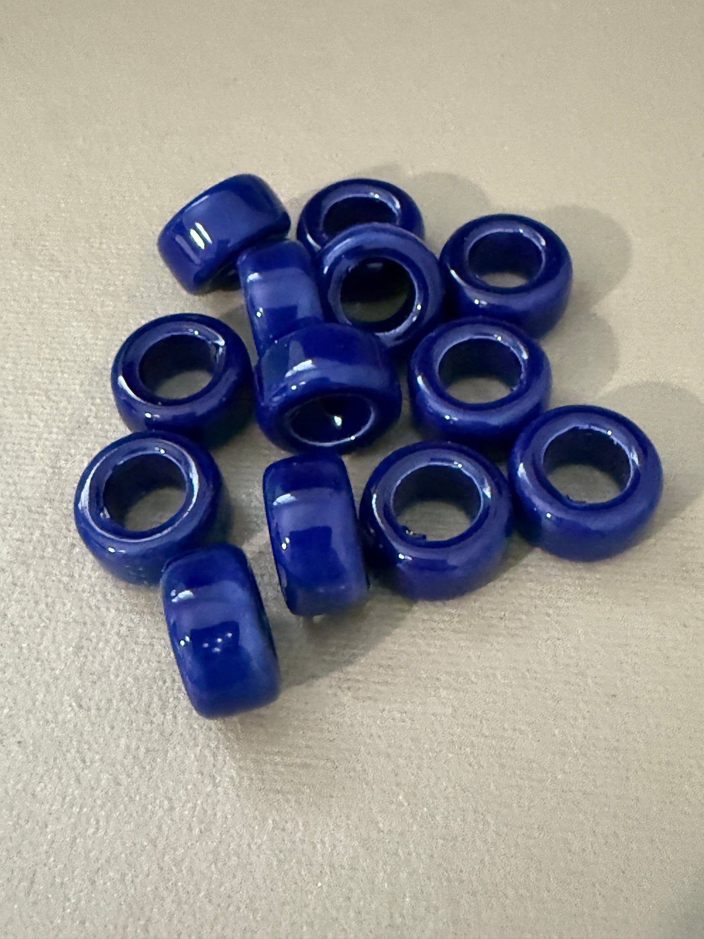Enamel Ceramic Ring Tube 20x11mm (30227)