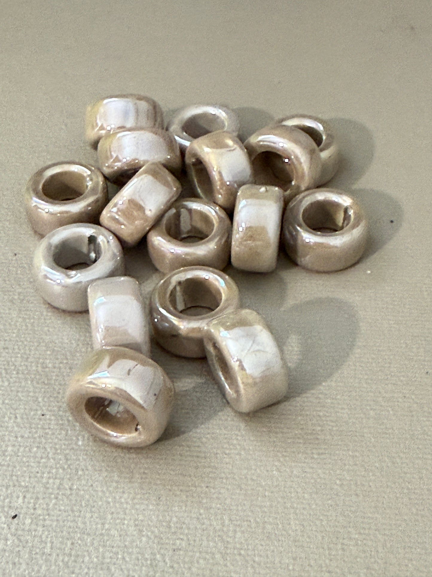 Enamel Ceramic Ring Tube 20x11mm (30227)