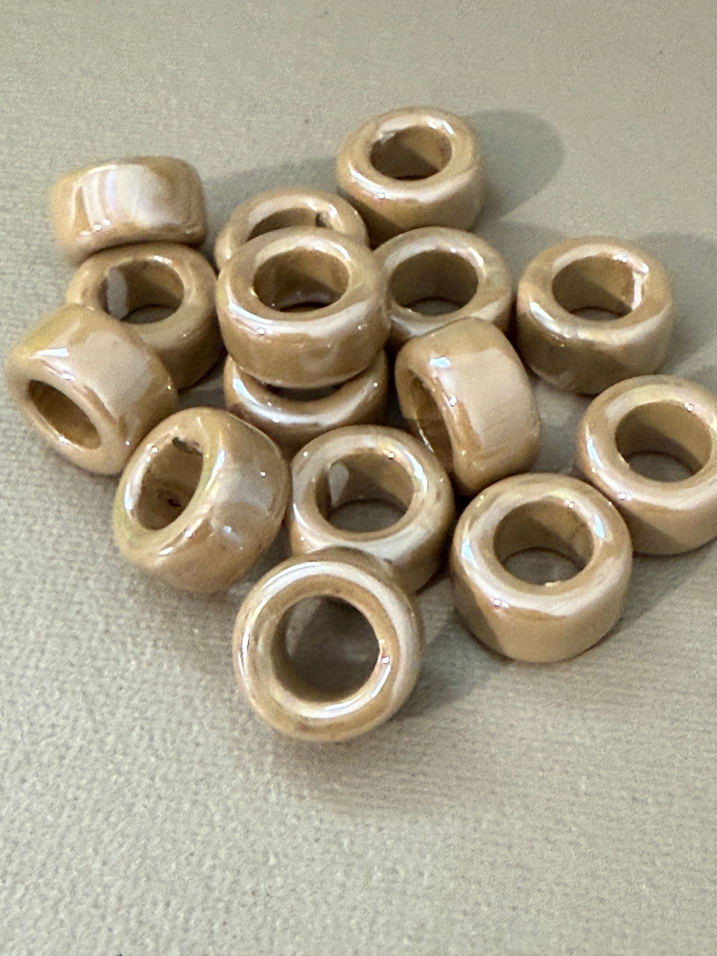 Enamel Ceramic Ring Tube 20x11mm (30227)
