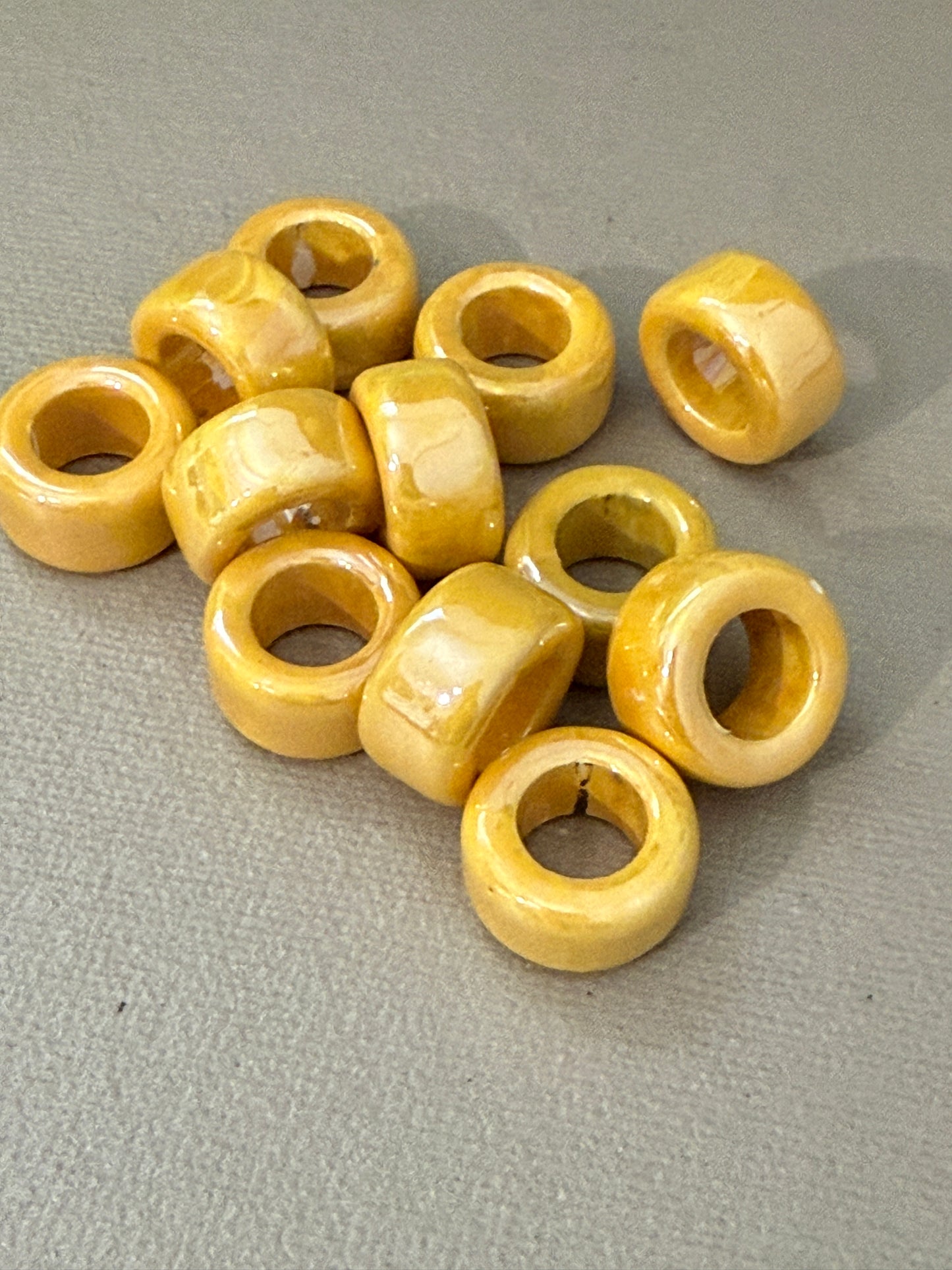 Enamel Ceramic Ring Tube 20x11mm (30227)