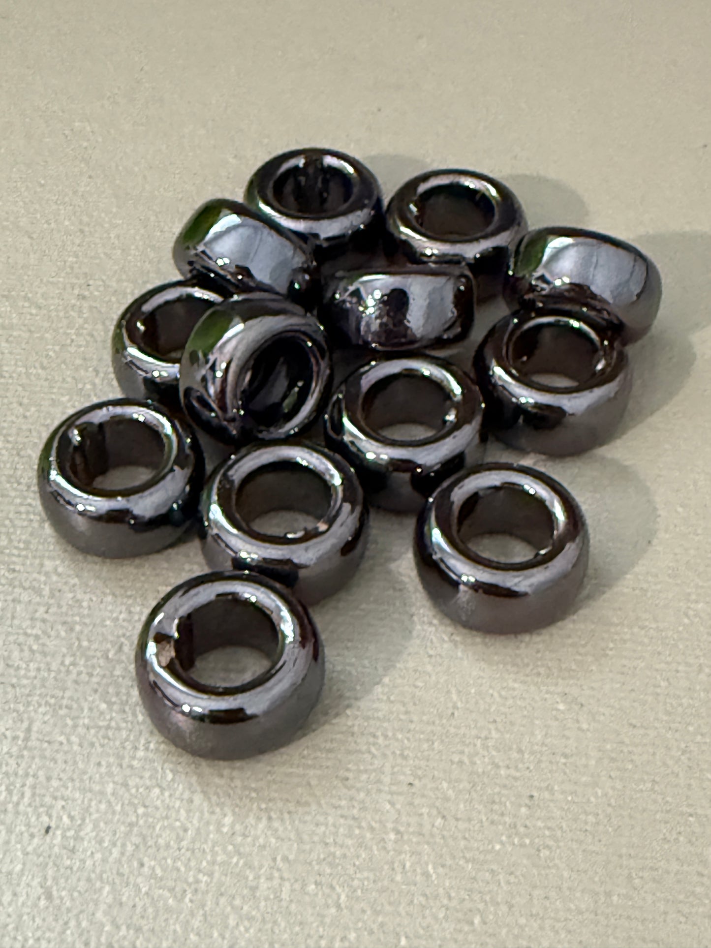 Enamel Ceramic Ring Tube 20x11mm (30227)