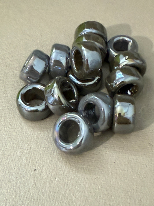 Enamel Ceramic Ring Tube 20x11mm (30227)