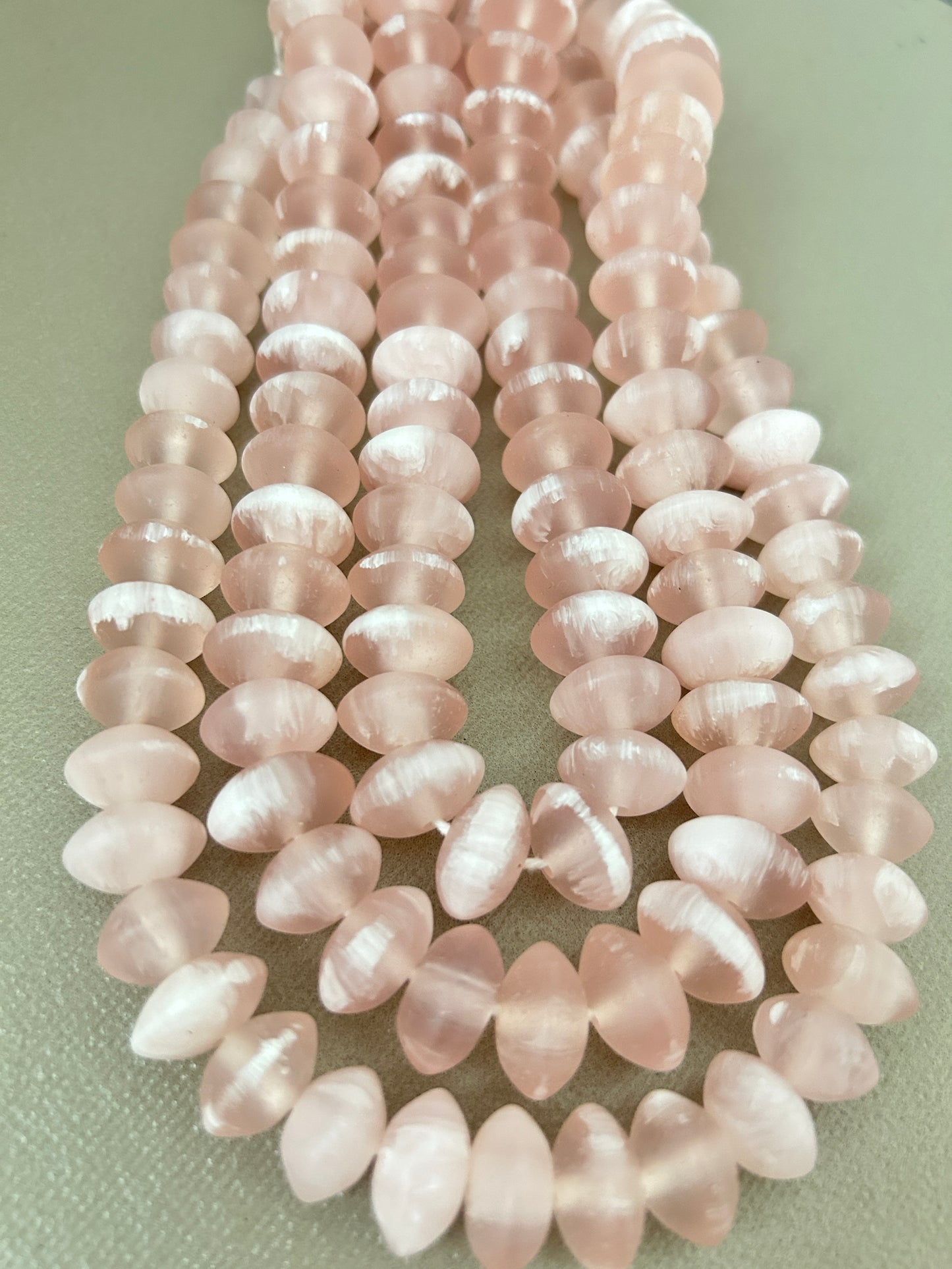 Approx 15mm Resin Rondelle Strand