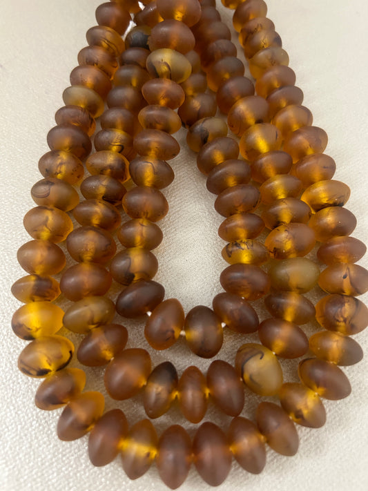 Approx 15mm Resin Rondelle Strand