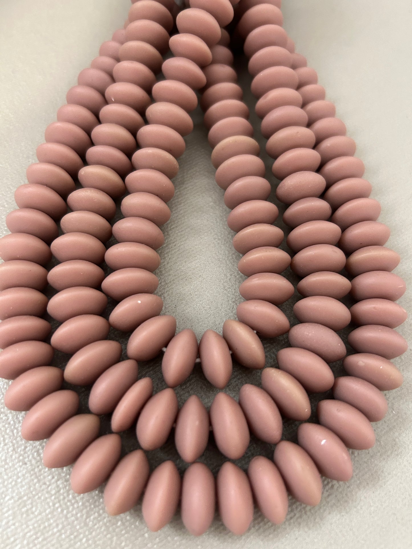 Approx 15mm Resin Rondelle Strand