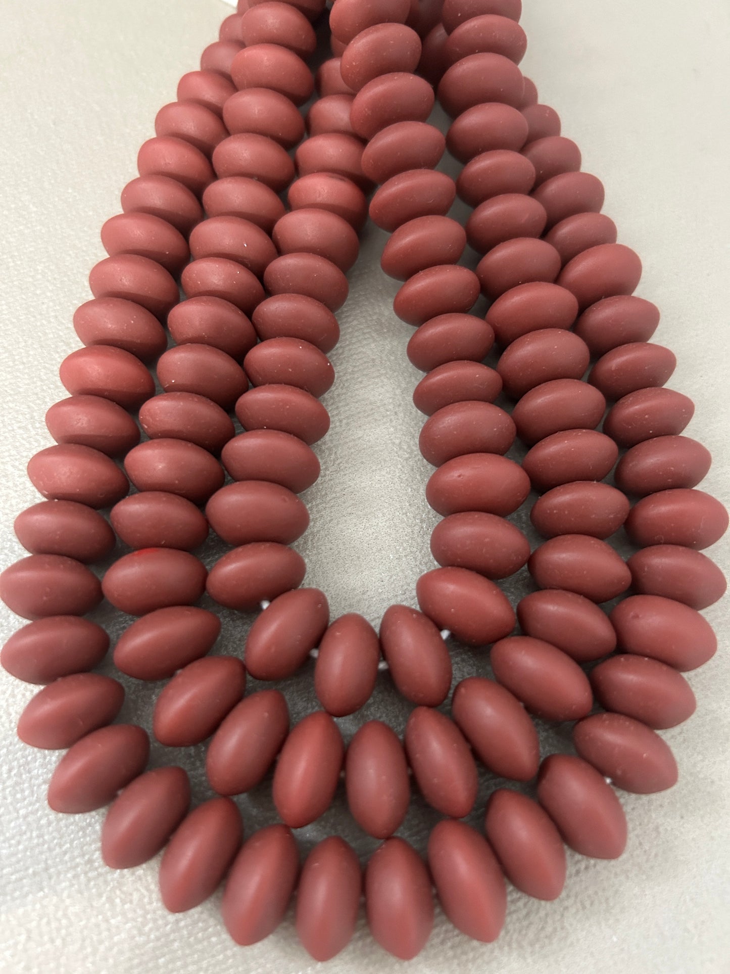 Approx 15mm Resin Rondelle Strand
