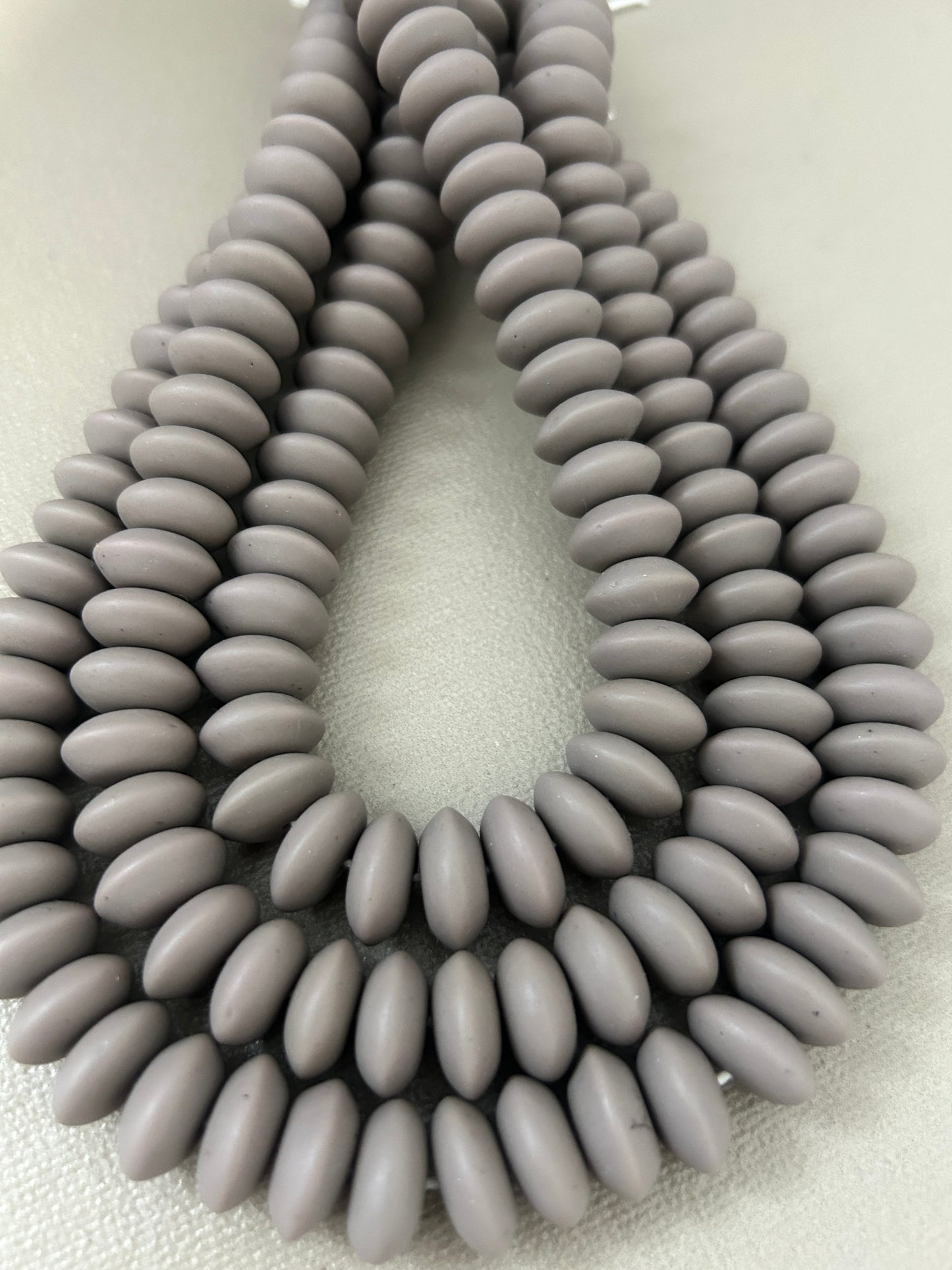 Approx 15mm Resin Rondelle Strand