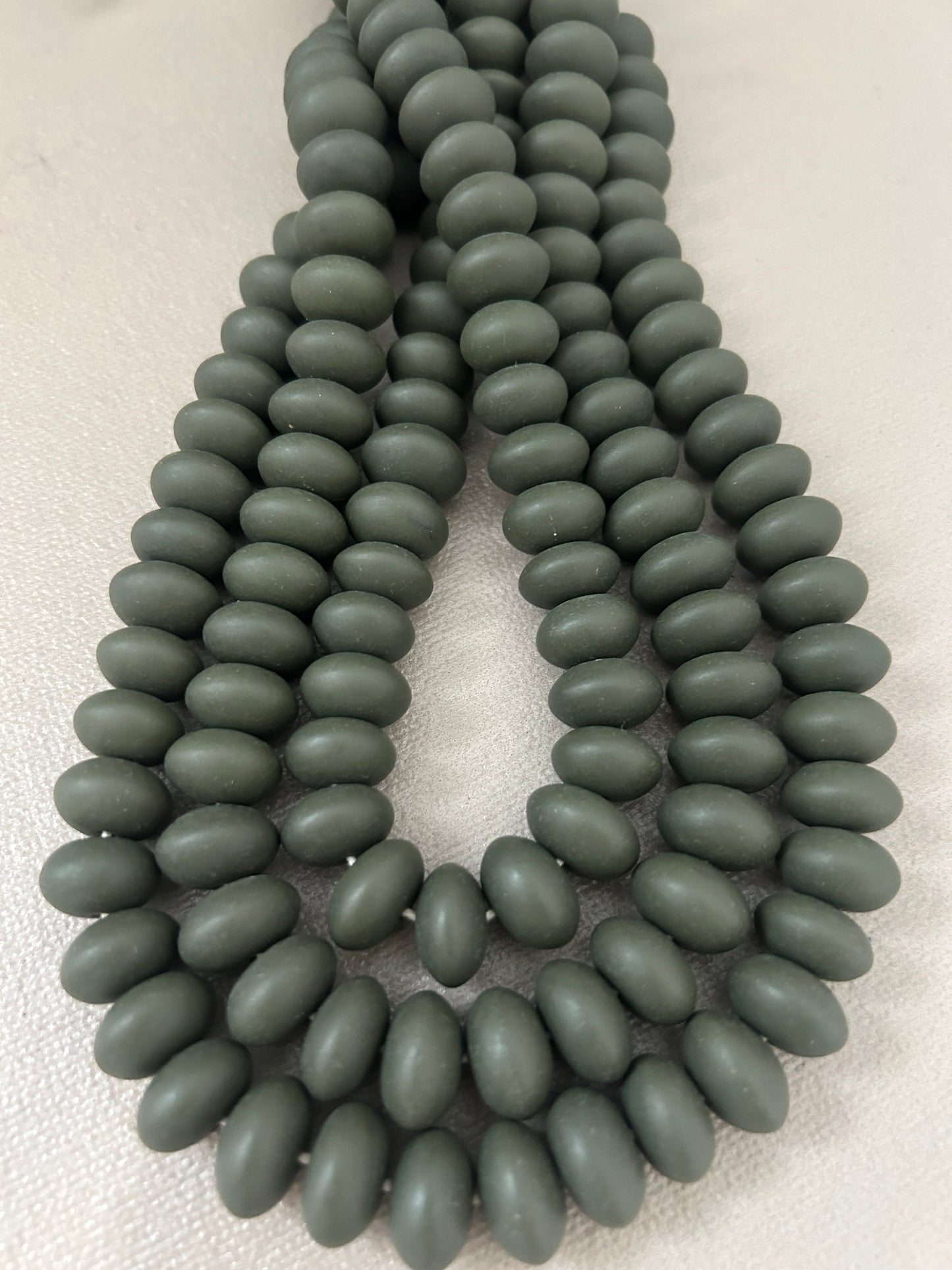 Approx 15mm Resin Rondelle Strand